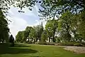 Kirche und Park in Rygge