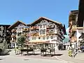 Gasthof „Feldwebel“ im Dorf