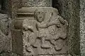 Samson mit dem Löwen am Nord-Portal