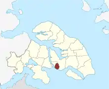 Lage des Christians Sogn in der Sønderborg Kommune