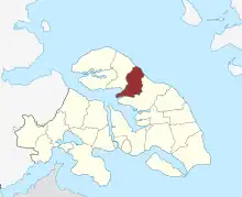 Lage des Svenstrup Sogn in der Sønderborg Kommune