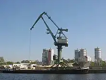 Ladekran im Südhafen(Unterhafen)