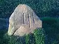 Grenzstein (Nr. S-20) nahe Leversen, Rosengarten (ca. 14.&nbsp;Jh.), zugleich Naturdenkmal ND WL 00020