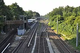 Das Bahnhofsgelände