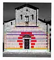 Anordnung der Fassade von Sant’Alessandro Maggiore, Lucca (12. Jh.)