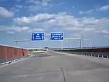 Knoten Eibesbrunn mit Rampe zur A&nbsp;5 (in&nbsp;Bau)