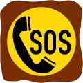 B1-5: Notrufsäule (Symbol auf dem Verkehrszeichen)*