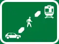 IN17: Umstiegsknotenpunkt zwischen Personenkraftwagen und Bahn*