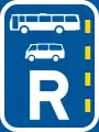 R328: Omnibus- und Kleinbusspur*