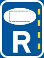 R353: Fahrspur für berechtigte Personen­kraftwagen