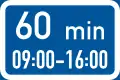 R505: Maximale Parkzeit innerhalb einer Zeitperiode