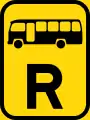 TR311: Verkehrsfläche reserviert für Midibusse*