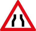 W328: Verengte Fahrbahn