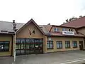 Moderner Grenzbahnhof