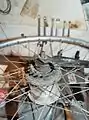 7-Gang-Nabe von Sturmey-Archer mit einer Laufleistung von 30.000&nbsp;km