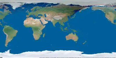 Weltkarte der Sonnenfinsternis vom 11. August 2018