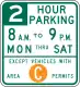 Parken mit zeitlichen Einschränkungen (San Francisco)