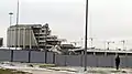 Die Halle am Tag nach dem Einsturz