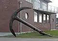 Der Anker ist in Cuxhaven an der „Alten Liebe“ ausgestellt