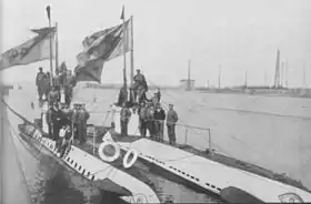 UB 2 und UB 16 im Hafen von Zeebrügge