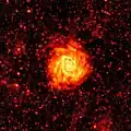 Aufnahme im fernen Infrarot (250 µm) durch das Herschel-Weltraumteleskop