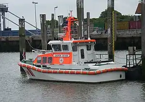 Die CASPAR OTTEN noch in Langeoog