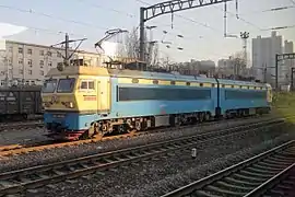 Doppellokomotive SS4 verwendet für Kohlezüge