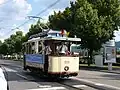 Tw 222 auf der kleinen Rundlinie