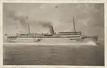 SS Thalia, Postkarte ca. 1909 (140 × 88 mm)