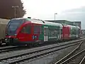Stadler GTW Triebwagen (5062&nbsp;003) am Weizer Bahnhof