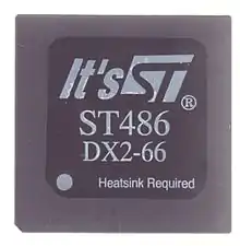 Eine 486er-CPU von SGS-Thomson