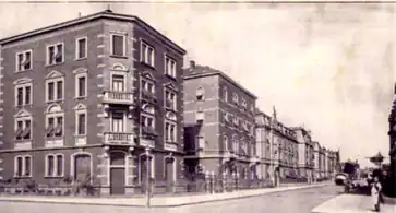 Ecke Luitpoldstraße / Sattlerstraße.Blickrichtung Altstadt um 1900