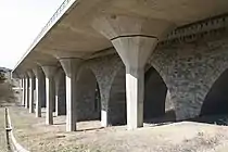 Untersicht des neuen Überbaus