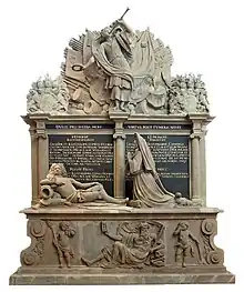 Gustav Adolf von Nassau-Saarbrücken, Grabdenkmal in der Saarbrücker Schlosskirche