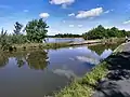 Der EV5 entlang des Saarkanals, Lothringen, Frankreich