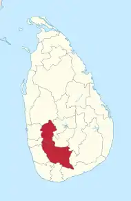 Lagekarte der Provinz