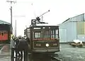 Wagen 62 der Sacramento Northern Railway im Western Railway Museum, Rio Vista