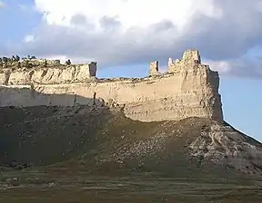 Saddle Rock, eine Felsspitze von Scotts Bluff