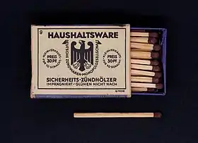 Haushaltsware 30 Pfennige für 10 Schachteln, bis 1945