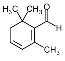 Strukturformel von Safranal