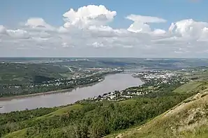 Ansicht von Peace River