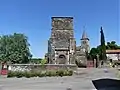 Alte (vorn) und neue Kirche Saint-Georges