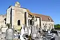 Reste des Klosters Saint-Laurent-lès-Cosne mit Friedhof