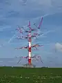 ALLISS-Antenne als Teil des Kurzwellen-Senders der TDF Issoudun