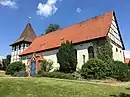 Blick von Südosten auf die Kirche
