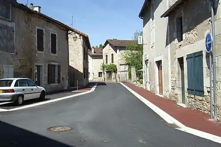 Ortszentrum von Saint-Martial-de-Valette