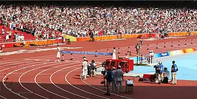 Samuel Kamau Wanjiru beim&nbsp;Zieleinlauf