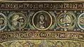 Chorbogen-Mosaik in San Vitale, Ravenna, 6.&nbsp;Jahrhundert