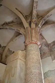 Palmengewölbe, Rippengewölbe in San Baudelio de Berlanga (12.&nbsp;Jh.)