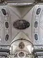 Decke mit Fresken